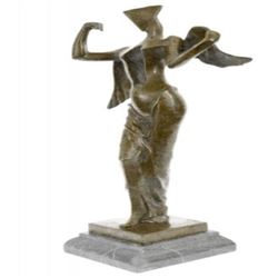 Heavenly Abstract Modern Art Angel Bronze Sculpture