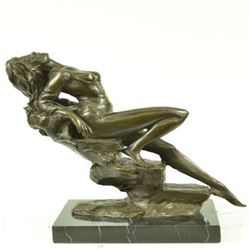 Erotic Art Nude Woman Bronze Sculpture