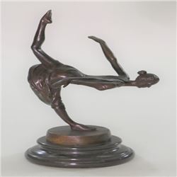 Special Patina Prima Ballerina Bronze Sculpture