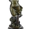 Image 8 : Nude Nymph Bronze Sculpture