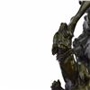 Image 8 : Man Defends himself against Lion Bronze Sculpture