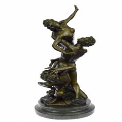 Mythical Figurine Rape of the Sabine Women Bronze Sculpture