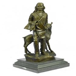 Native American Chief Spiritually Bronze Sculpture