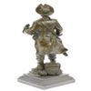 Image 4 : Pirate With Jewelry Chest and Sword Bronze Sculpture