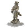 Image 5 : Pirate With Jewelry Chest and Sword Bronze Sculpture