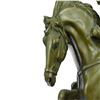 Image 7 : Female Jockey Jumps Bronze Sculpture