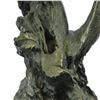 Image 8 : African Giraffe With Cub Bust Bronze Sculpture