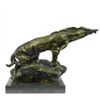 Image 3 : Stallion Horse on Rock Bronze Statue
