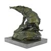 Image 5 : Stallion Horse on Rock Bronze Statue