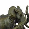 Image 7 : Mother and Child African Elephant Animal Kingdom Barye Bronze Sculpture Statue