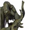 Image 8 : Mother and Child African Elephant Animal Kingdom Barye Bronze Sculpture Statue