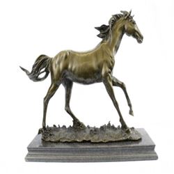 Thoroughbred Horse Equestrian Bronze Statue