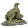 Image 3 : Two Baby Eagles Bronze Sculpture