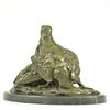 Image 4 : Two Baby Eagles Bronze Sculpture
