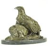 Image 5 : Two Baby Eagles Bronze Sculpture