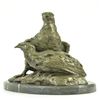 Image 6 : Two Baby Eagles Bronze Sculpture