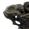 Image 3 : Art Deco Hot Cast two Fighting Rams Mascot Bronze Sculpture