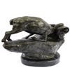 Image 8 : Art Deco Hot Cast two Fighting Rams Mascot Bronze Sculpture