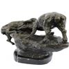 Image 9 : Art Deco Hot Cast two Fighting Rams Mascot Bronze Sculpture