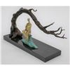 Image 2 : Artwork Tree of Life Meditation Buddha Bronze Sculpture