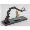 Image 7 : Artwork Tree of Life Meditation Buddha Bronze Sculpture