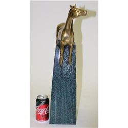 Handcrafted Gorgeous Bust Horse Head Bronze Sculpture