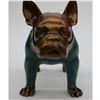 Image 7 : Bulldog 100% Solid Bronze and Copper Sculpture
