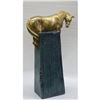 Image 3 : Abstract Modern Art work Sitting Stallion Bronze Sculpture