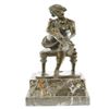 Image 1 : Godard Decorative Maiden on a Chair Bronze Sculpture