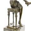 Image 3 : Godard Decorative Maiden on a Chair Bronze Sculpture