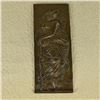 Image 1 : Wall Palque Erotic Woman Bronze Sculpture