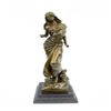 Image 1 : Native American Girl Bronze Sculpture