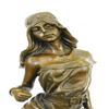 Image 2 : Native American Girl Bronze Sculpture