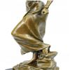 Image 3 : Native American Girl Bronze Sculpture