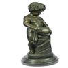 Image 5 : Sweet Young Nude Boy with a Jug of water Bronze Sculpture