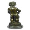 Image 7 : Sweet Young Nude Boy with a Jug of water Bronze Sculpture