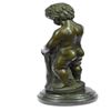 Image 8 : Sweet Young Nude Boy with a Jug of water Bronze Sculpture