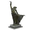 Image 1 : Elegant Dancer in Arabesque Bronze Sculpture