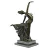 Image 2 : Elegant Dancer in Arabesque Bronze Sculpture