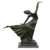 Image 3 : Elegant Dancer in Arabesque Bronze Sculpture
