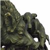 Image 3 : Wild Boar Bronze Sculpture on Marble Base Figurine