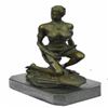 Image 1 : Amazon Nude Woman With Sword Bronze Statue