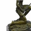 Image 8 : Amazon Nude Woman With Sword Bronze Statue