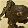 Image 4 : European Warrior with Sword Bronze Sculpture