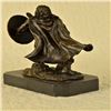 Image 6 : European Warrior with Sword Bronze Sculpture