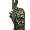 Image 6 : Native American Indian Warrior Chief Bronze Sculpture
