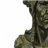 Image 7 : Native American Indian Warrior Chief Bronze Sculpture