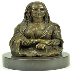 Mona Lisa (Painting by Leonardo Da Vinci) Bronze Figure