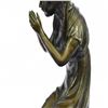 Image 6 : Mother Virgin Mary Praying Bronze Sculpture on Marble Base Statue