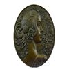 Image 1 : Relief of Woman Wall Mount Bronze Sculpture